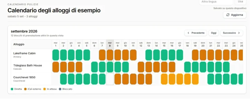 software per affitti brevi. Sito per gli ospiti e guida digitale creati da dati verificati dell’annuncio